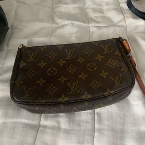 Authentic Louis Vuitton wristlet/purse